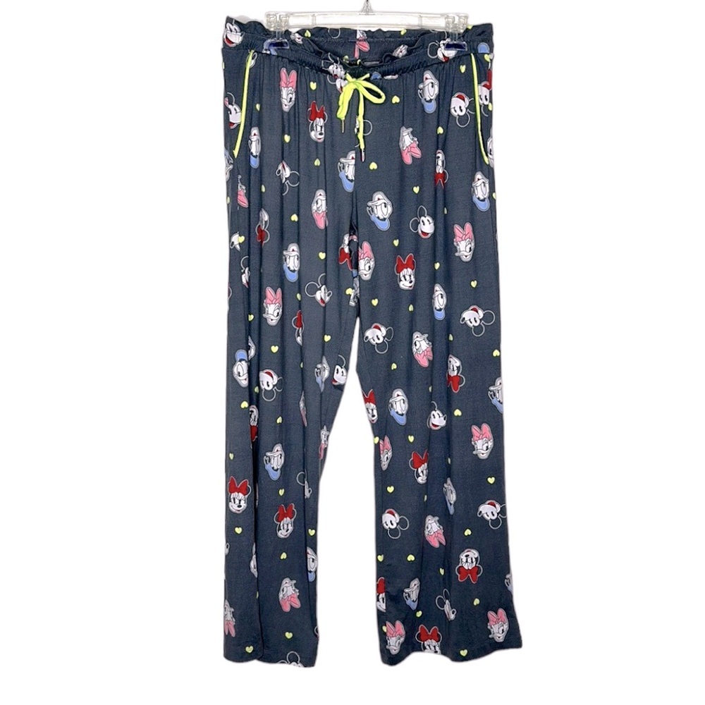 Women's DISNEY Gray Mickey Mouse & Friends Pajama Pants | Size Medium